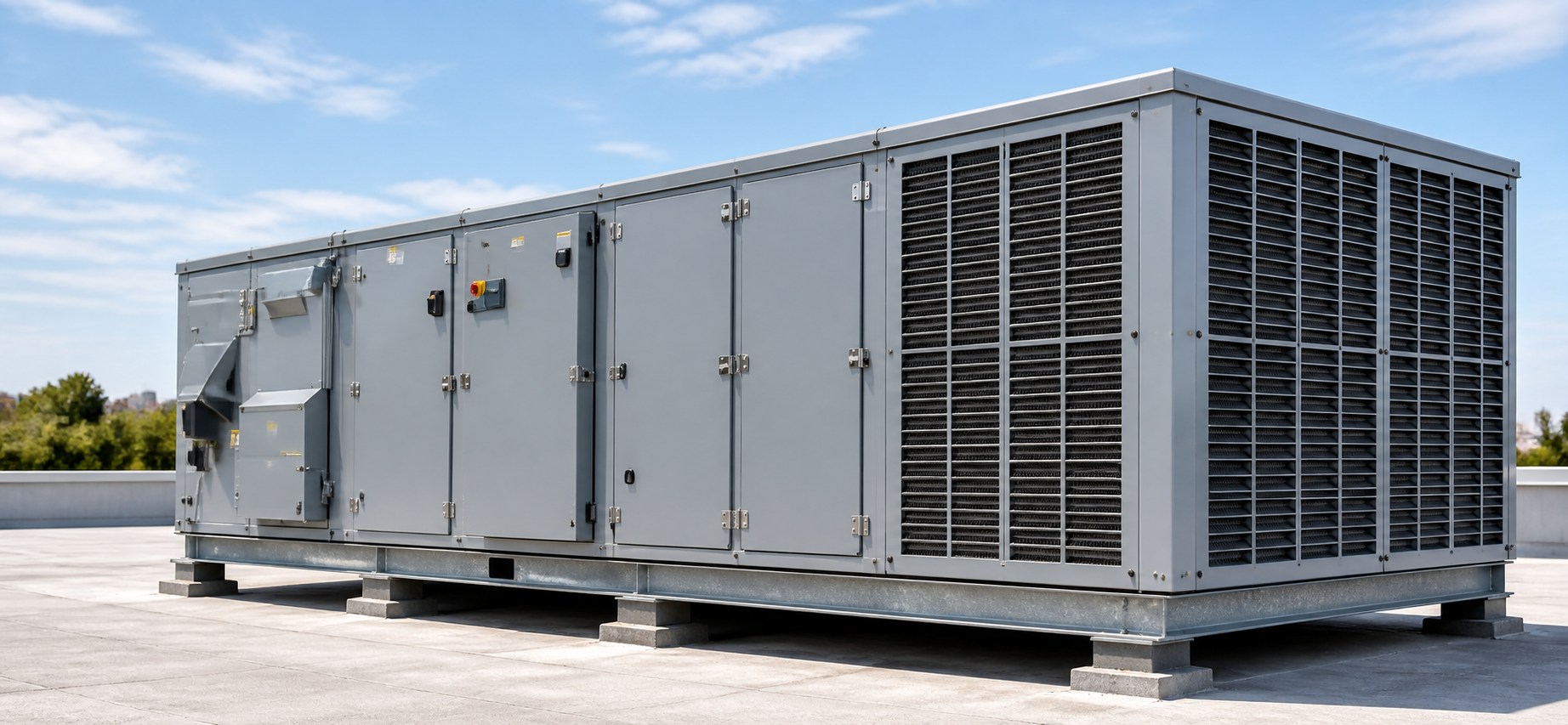 Rooftop HVAC equipment